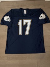Reebok Phillip Rivers San Diego Chargers #17 NFL Jersey - Mens XL - Navy Blue - £15.72 GBP