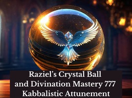 Raziel&#39;s Crystal Ball and Divination Mastery 777 Kabbalistic Attunement - £21.10 GBP