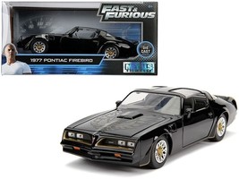 Tego&#39;s 1977 Pontiac Firebird Black &quot;Fast &amp; Furious&quot; Movie 1/24 Diecast Model Ca - £34.70 GBP