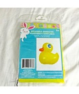 New Inflatable Character Duck 15.5&quot; x 13&quot; Easter Yellow Party Decor  - $5.71