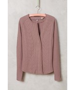NWT ANTHROPOLOGIE CABLEKNIT BOILED WOOL BLAZER SWEATER by KNITTED &amp; KNOT... - £62.92 GBP