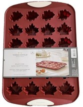 Threshold ~ Leaf Shaped ~ Silicone ~ Mini Muffin Pan ~ 24 Muffins ~ 10&quot; ... - $35.08 CAD