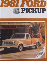 1981 Ford Pickup Truck Brochure F150 F100 Ranger Custom - £12.48 GBP