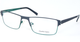 Claudio Lopez CLA90096 3 Matt Dark Grey /GREEN Eyeglasses 58-17-140mm (Notes) - £42.39 GBP