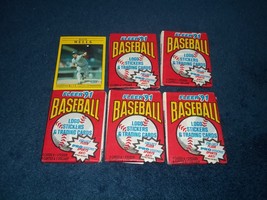 5 Packs Of Fleer &#39;91 Baseball Cards &amp; A Bonus Dave Wells Card - £3.97 GBP