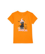 Wonder Nation Girls Halloween Cat Graphic T-Shirt with Short Sleeves Siz... - €10,51 EUR