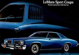 1973 Pontiac LeMans Sport Coupe - Promotional Advertising Poster - £26.37 GBP