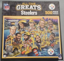 NEW SEALED Pittsburgh Steelers All Time Greats 500 Piece Jigsaw Puzzle - £23.72 GBP