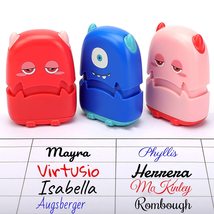 Custom Name Signature Stamps-Cute Little Name Stamp to Carry in Your poc... - £7.67 GBP