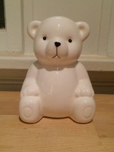 White Ceramic Polar Bear Baby Cub Statue / Figurine - Kids Room / Nursery 6&quot; - £11.39 GBP