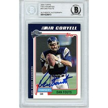 Dan Fouts San Diego Chargers Signed 2004 Topps Football Beckett BGS On-C... - $88.18