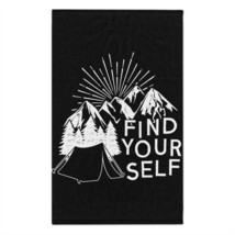 Personalized Soft Rally Towel 11x18 - Find Yourself - $17.51