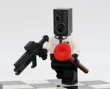 Custom Mini-figure Miniature Skibidi Toilet Man Speaker Man White buildi... - £1.99 GBP