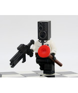 Custom Mini-figure Miniature Skibidi Toilet Man Speaker Man White buildi... - $3.41 CAD