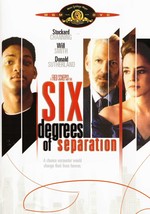 Six Degrees Of Separation DVD Will Smith Stockard Channing Donald Sutherland - £2.38 GBP
