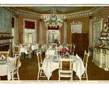 Colonial Room Rockingham Hotel Postcard Portsmouth New Hampshire  - £9.29 GBP