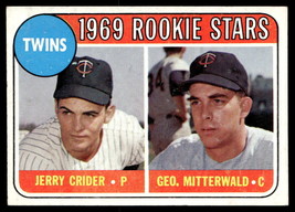 1969  Topps #491a Twins Rookies - Jerry Crider - £15.57 GBP