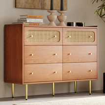 Dresser for Bedroom, Chest of Drawers, 6 Drawer Dresser, Floor Storage -... - £205.76 GBP