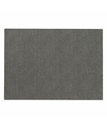 2 Bodrum Presto Easy Care Vinyl Placemats Charcoal Gray Rectangle  - £34.37 GBP