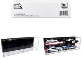 4 Car Acrylic Display Show Case for 1/18 Scale Models by Auto World - £89.77 GBP