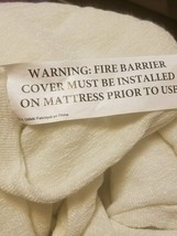 Fire Retardant Dust Protector Crib Sheet Size Mattress Encasement Toddle... - £21.16 GBP