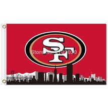 San Francisco 49ers Flag 3x5ft Banner Polyester American Football 49ers021 - £11.93 GBP