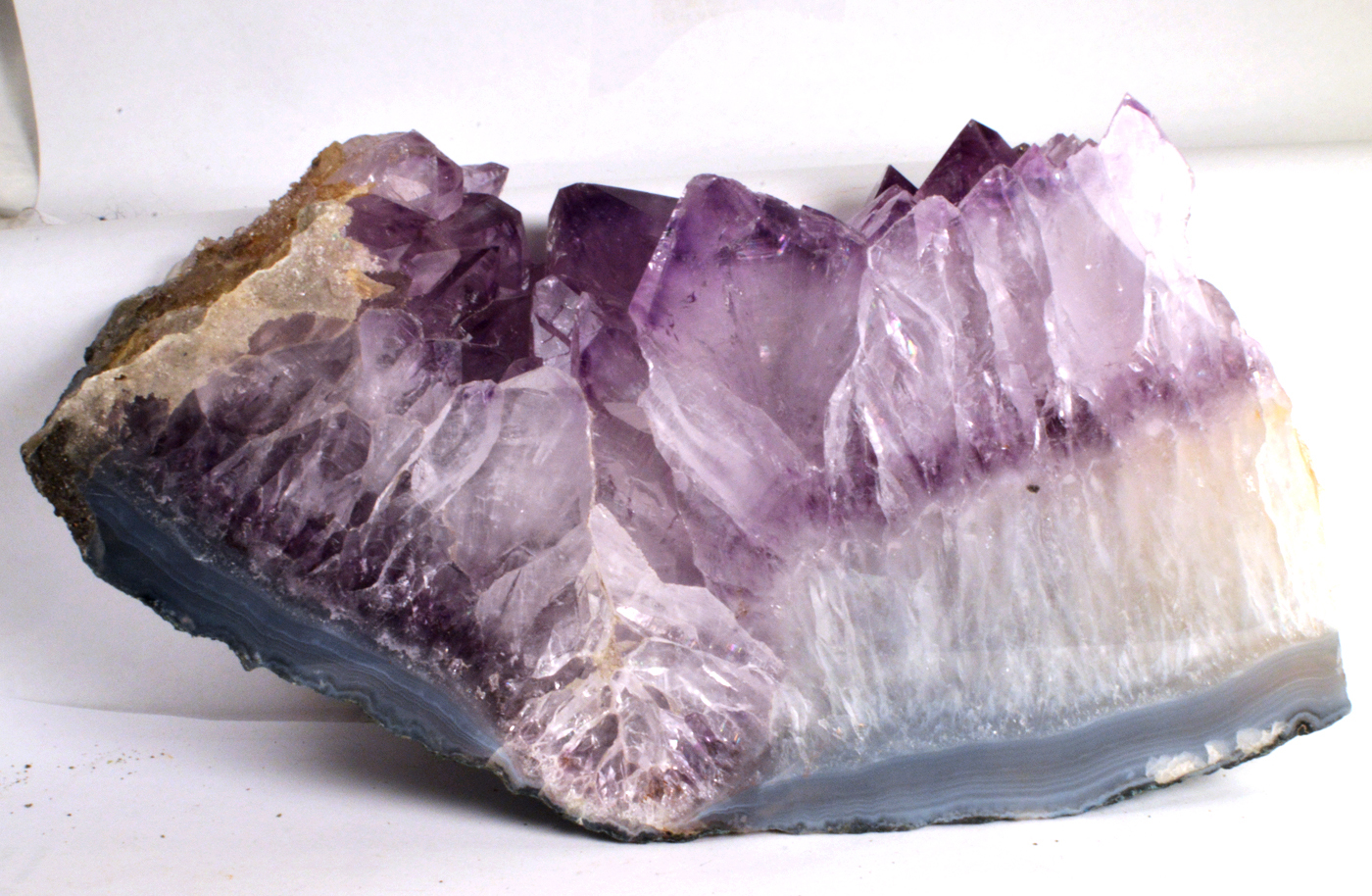 #6889 Cut Amethyst Slice Slab - Brazil - 7 3/8&quot; - over 2 pounds - $60.00