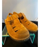 Earth Brand Leather Sandals Honey Brown Women&#39;s Size 9.5 Pre-Owned Close... - $482.32 MXN