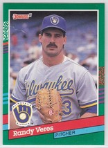 M) 1991 Donruss Baseball Trading Card - Randy Veres #755 - £1.54 GBP