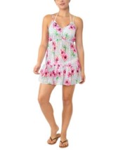 MSRP $28 Miken Juniors&#39; Adjustable Floral-Print Cover-Up Size XS - £19.69 GBP