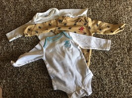 * Lot Of 3  Baby Boy 6 Months Summer One-Piece Rompers EUC - $7.70