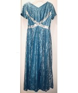 Vintage Evening Dress Formal Gown Lace Prom Wedding Emma Domb Volup Plus... - $153.33