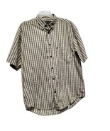Bert Pulitzer Button Down Shirt Mens Size M Short Sleeve - £11.15 GBP