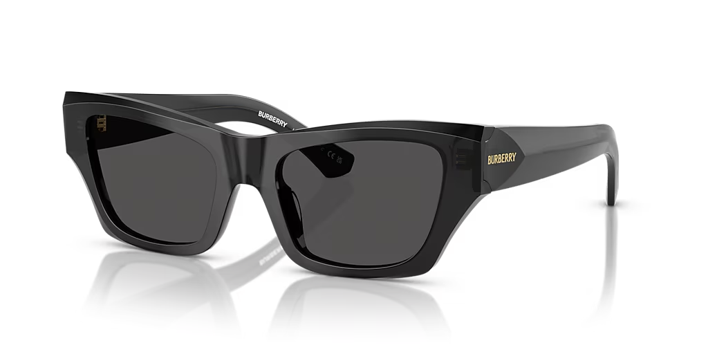 BURBERRY Womens Sunglasses BE4421U 411287 Black Frame W/ Grey Lens - $128.69