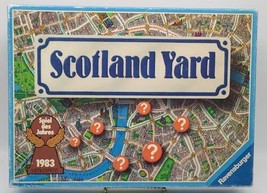 Vintage Scotland Yard Board Game Milton Bradley 1985 Detective Game COMP... - $30.94