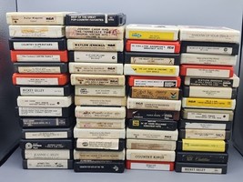 8 Track Tapes Lot Johnny Cash Patsy Cline Waylon Jennings Hank Williams &amp; More - $48.49