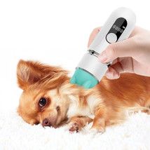 USB Portable Pet Massager Waterproof With Display Screen(White) - £28.78 GBP