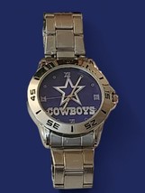 New Dallas Cowboys Stainless Steel Watch Star Logo NFL Collectible Needs Battery - £24.79 GBP