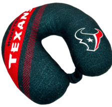 HOUSTON TEXANS SOFT FOAM TRAVEL NECK PILLOW RELAXATION PLUSH - $158.15 MXN