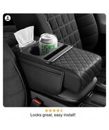 Multifunctional Leather Car Console Cushion for Enhanced Comfort &amp; Organ... - $664.30 MXN