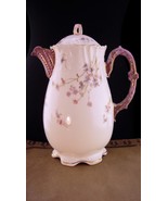 Antique French Chocolate pot - French  shell design Teapot - Limoges sig... - £115.56 GBP