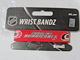 NHL Carolina Hurricanes Wrist Band Bandz Licensed Size Small by Skootz - £13.28 GBP