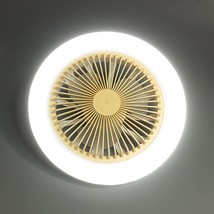 E27 Fan Light 10 Inch Ceiling Fan With Light, High Brightness, Breeze, For Tent - £36.47 GBP