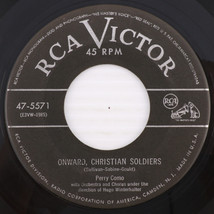 Perry Como – Onward, Christian Soldiers / I Believe - 45 rpm 7&quot; Record 47-5571 - £4.46 GBP