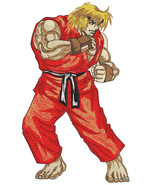 Embroidery Pattern Street Fighter Ken Stance - $6.93 CAD