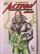 Action Comics #1000 -Sketch Variant  Original Lex  Luthor Drawing By Frank Forte - £44.83 GBP