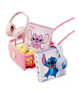 Stitch Angel Cartoon Wireless Bluetooth Headphones Foldable Mic Headset ... - $28.90