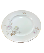 Johann Haviland Sweetheart Rose Dinner Plate 10 inch Gold Trim Vintage - $10.13