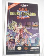 1989 Color Ad Double Dragon The Revenge Video Game - $150.29 MXN