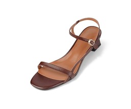 Kanseet Narrow Band Shoes Women Summer Genuine Leather Sandals Buckle Cow Leathe - £95.09 GBP